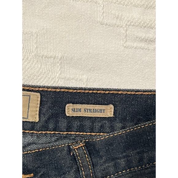 Vintage Genes 1891 Blue Jeans Slim Straight Mens 34x32 - Picture 4 of 5